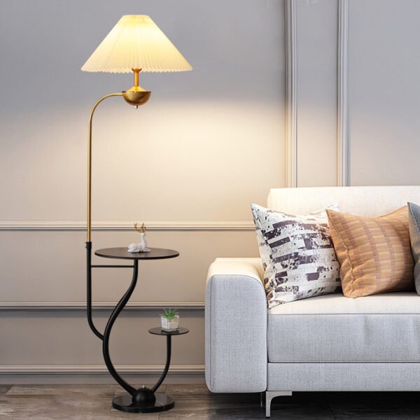 Nordic Pleated Floor Lamp-Nordic Pleated Floor Lamp