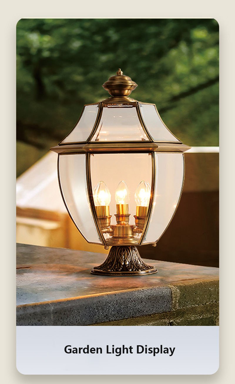 Solar Light-Gate Column Light-Outdoor Garden Light