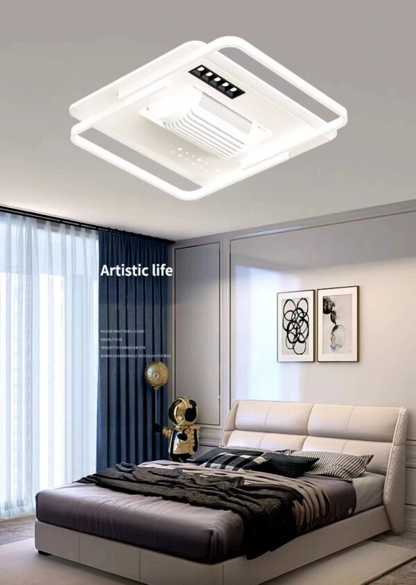 Ceiling Fan Lamp-Bedroom-Remote Control